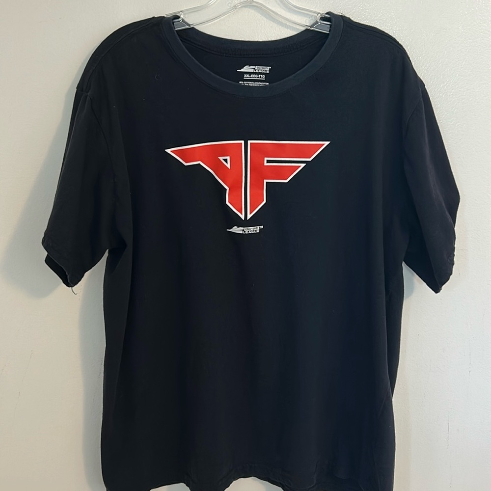 Call of Duty League Retro Atlanta Faze Black T-Shirt Size XXL